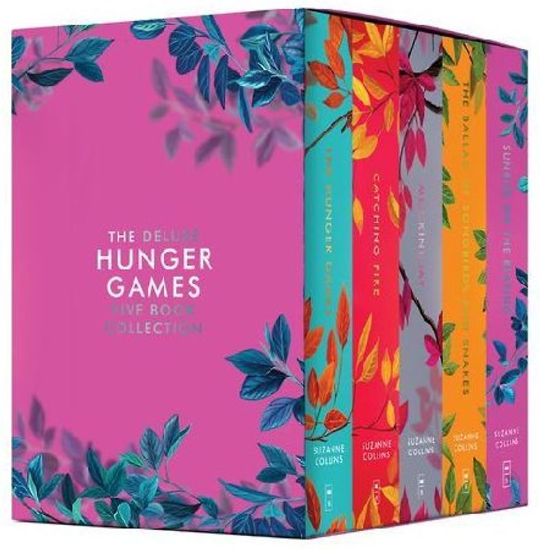 Hunger Games 5-Book Box Set (Deluxe Edition) (the Hunger Games, Catching Fire, Mockingjay, the Ballad of Songbirds and Snakes, Sunrise on the Reaping)