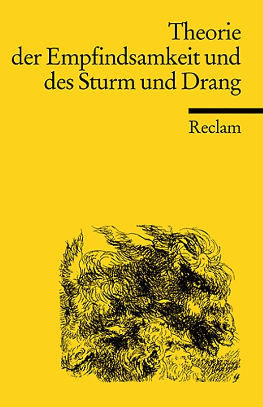Theorie der Empfindsamkeit und des Sturm und Drang
