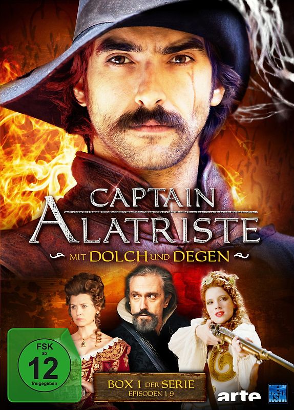 Capitan Alatriste - Mit Dolch und Degen - Box 1 (Folge 1-9) [3 DVDs] DVD