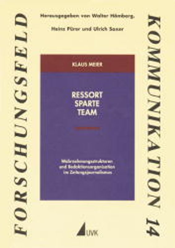 Ressort, Sparte, Team