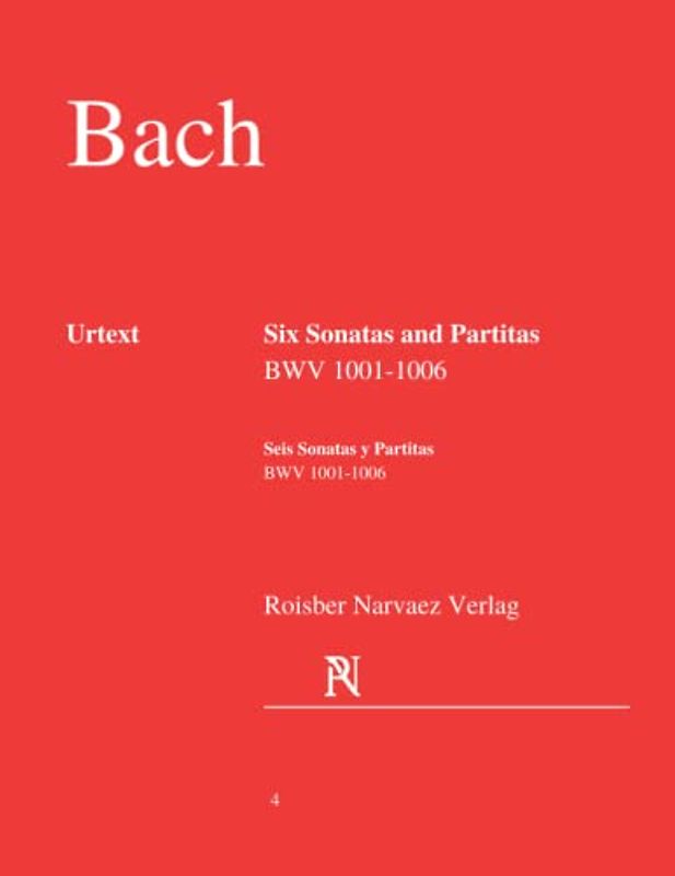 Six Sonatas and Partitas for Viola solo BWV 1001-1006: Urtext: English and Spanish edition