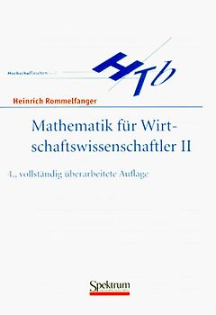 Mathematik für Wirtschaftswissenschaftler II