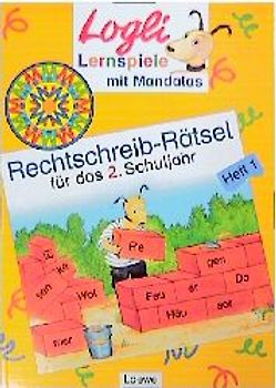 Rechtschreib-Rätsel mit Mandalas für das 2. Schuljahr