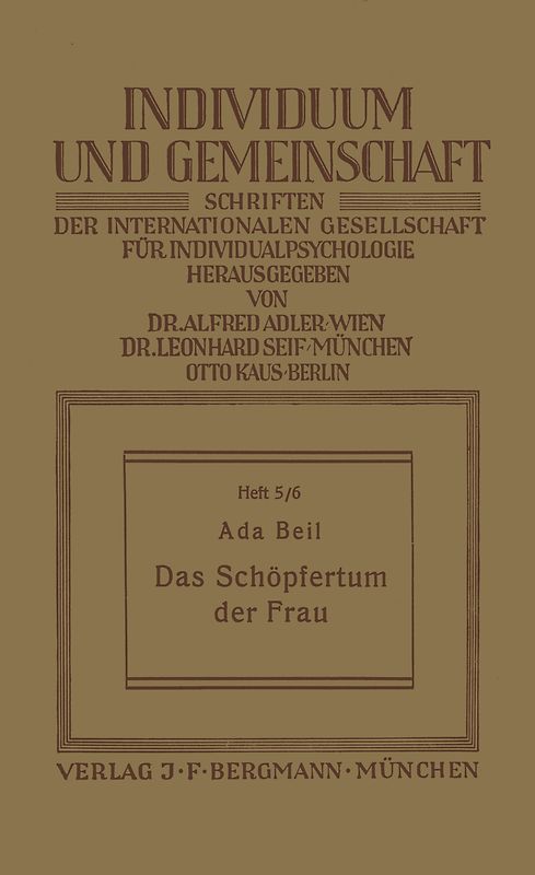 Das Schöpfertum der Frau