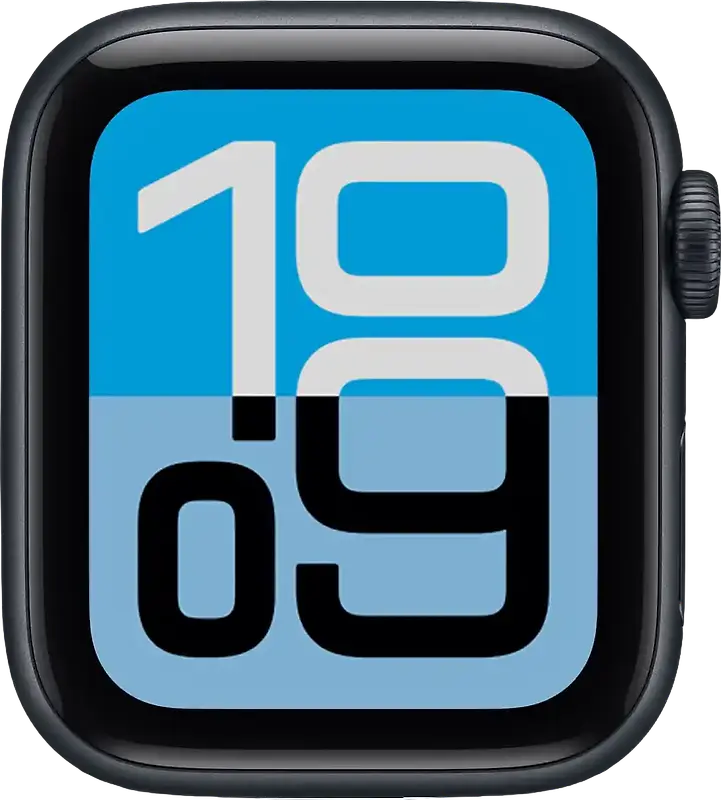 Apple Watch SE 2025 40 mm Boîtier aluminium minuit [Wi-Fi + Cellulaire]