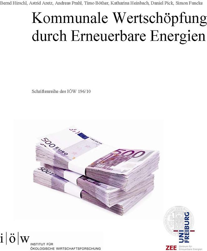 Kommunale Wertschöpfung durch Erneuerbare Energien
