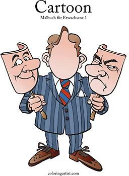 Cartoon-Malbuch für Erwachsene 1