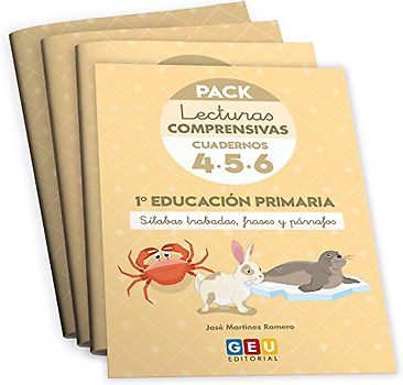 PACK 1º LECTURAS COMPRENSIVAS 4 5 6 + ORGANIZADO SEMANAL