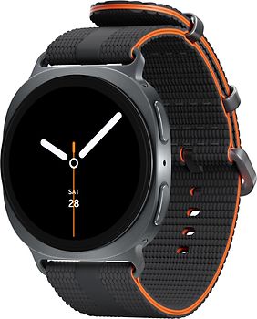 Samsung Galaxy Watch8 40 mm Boîtier aluminium graphite sur Sport Chic M/L graphite [Wi-Fi]