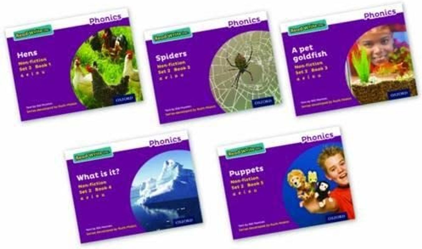 Read Write Inc. Phonics: Purple Set 2 Non-fiction books (Mixed Pack of 5)