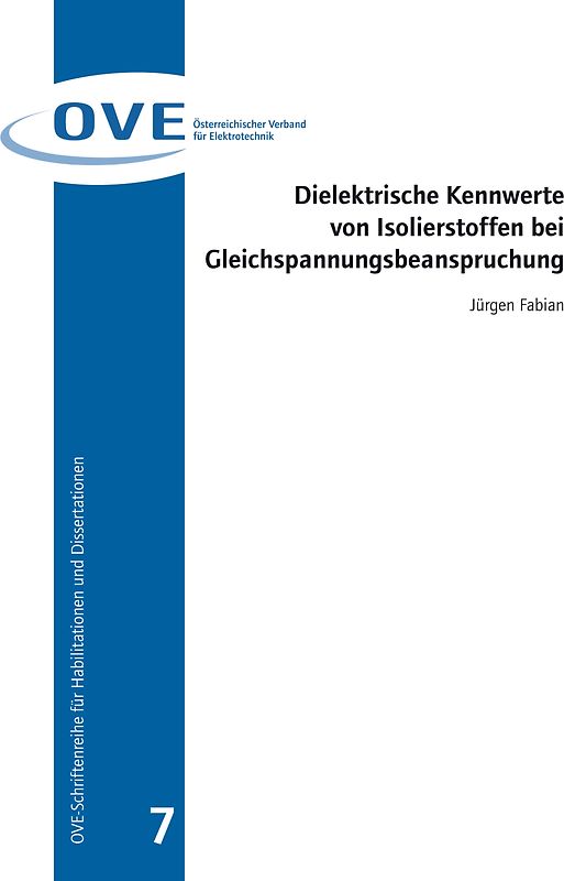 Dielektrische Kennwerte von Isolierstoffen bei Gleichspannungsbeanspruchung