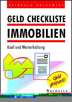 Geld Checkliste Immobilien