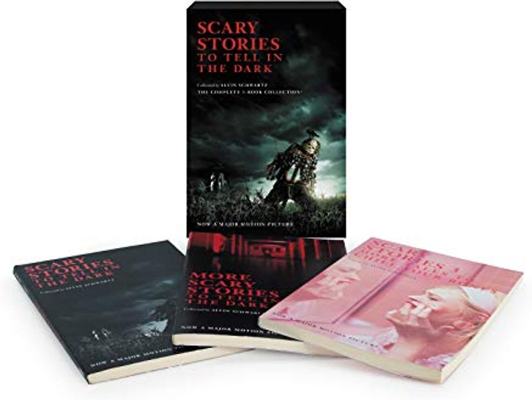 Scary Stories 3-Book Box Set Movie Tie-in Edition: Scary Stories to Tell in the Dark, More Scary Stories to Tell in the Dark, Scary Stories 3