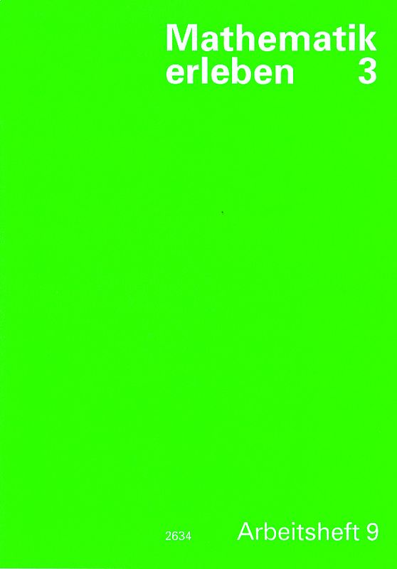 Mathematik erleben 3 / Arbeitsheft 9