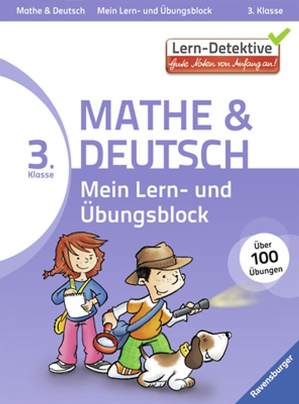 Mein Lern- und Übungsblock (3. Klasse). Mathe und Deutsch