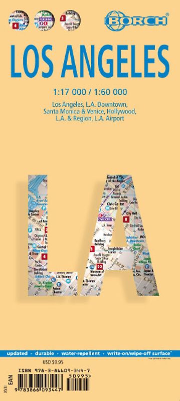 Los Angeles, Borch Map