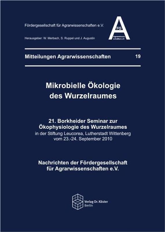 Mikrobielle Ökologie des Wurzelraumes