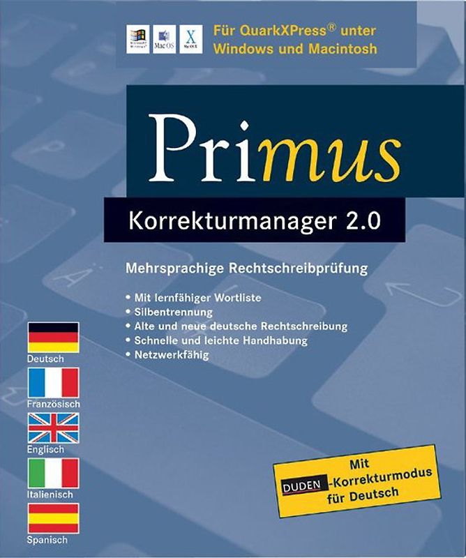 Primus: Korrekturmanager 2.0 Xpress MacOS