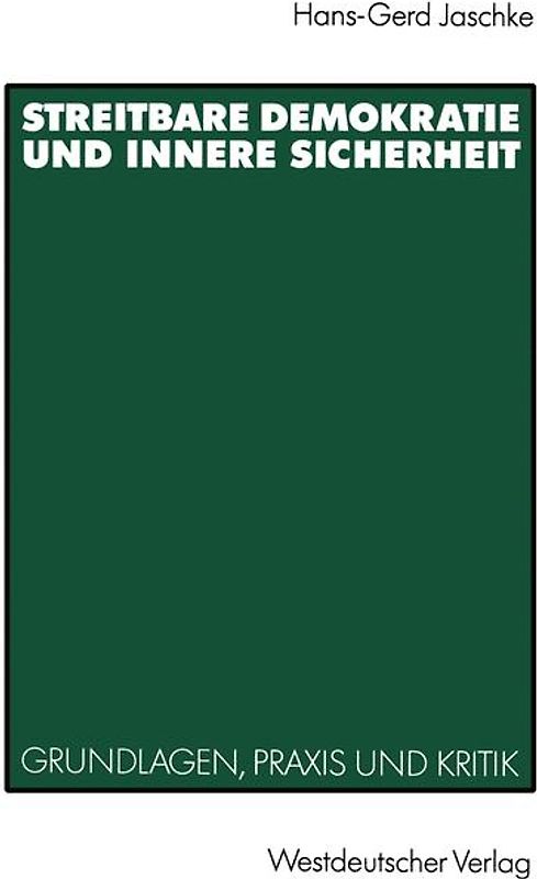 Streitbare Demokratie und Innere Sicherheit