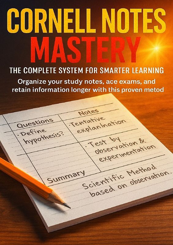 Cornell Notes Mastery: The Complete System for Smarter Learning