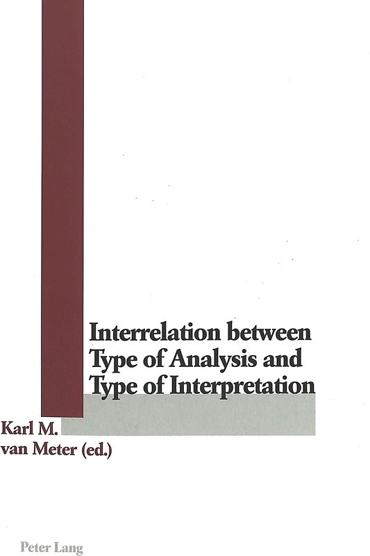 Interrelation between Type of Analysis and Type of Interpretation