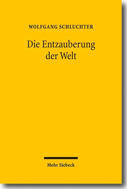 Die Entzauberung der Welt