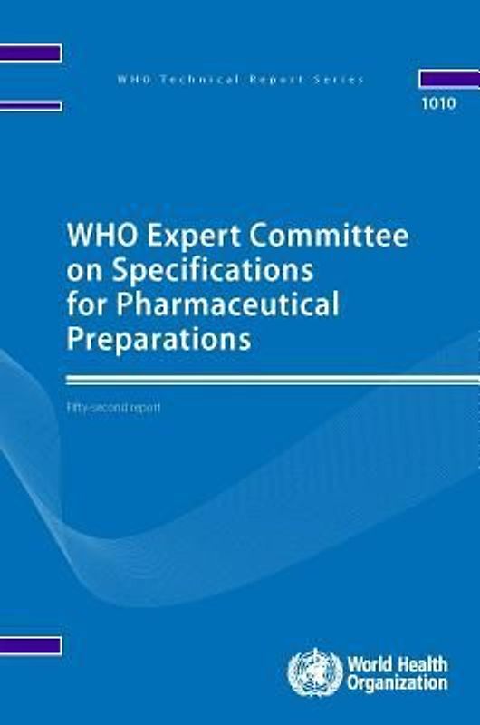 Who Expert Committee on Specifications for Pharmaceutical Preparations