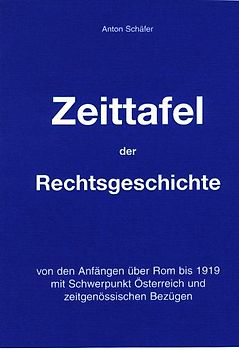 Zeittafel der Rechtsgeschichte