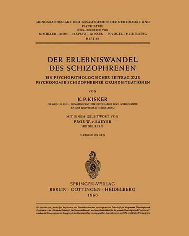 Der Erlebniswandel des Schizophrenen