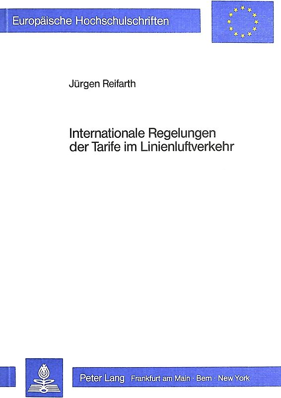 Internationale Regelungen der Tarife im Linienluftverkehr
