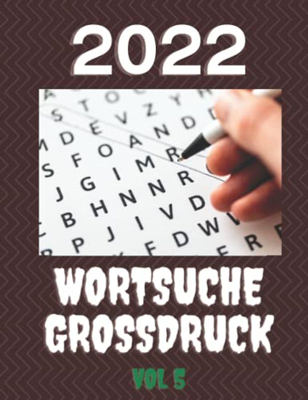 Wortsuche Großdruck: Rätselbücher für Erwachsene und Senioren, Wortsuchaktivität, Wortfindungs-Puzzlebuch Vol 5