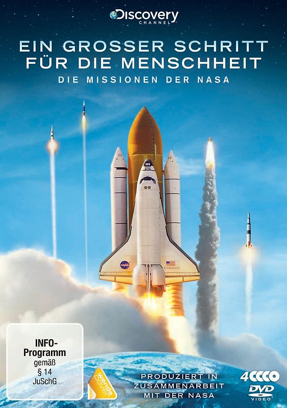 Ein großer Schritt für die Menschheit - Die Missionen der NASA [4 DVDs] DVD