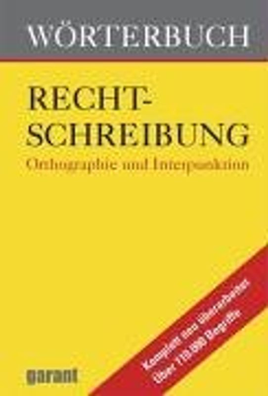 Wörterbuch Rechtschreibung