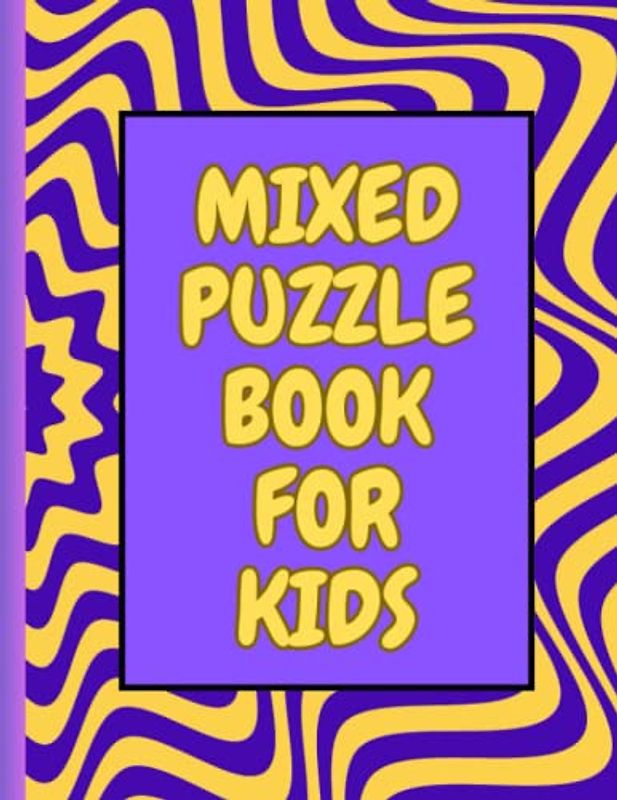 Mixed puzzle book for kids: word search, sudoku easy, and maze are included in this book for kids. ages 8 +