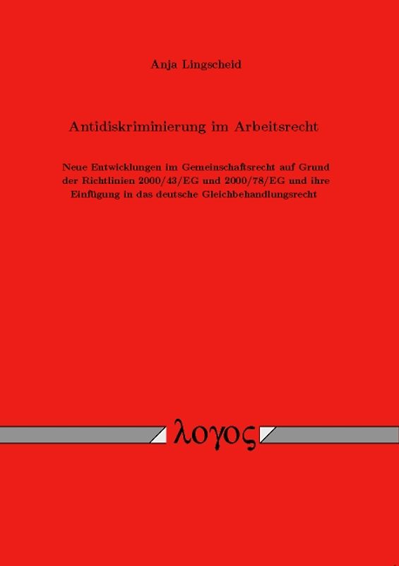 Antidiskriminierung im Arbeitsrecht