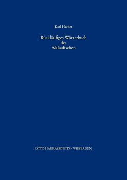 Rückläufiges Wörterbuch des Akkadischen