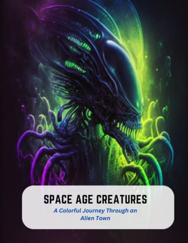 Space Age Creatures: A Colorful Journey Through an Alien Town