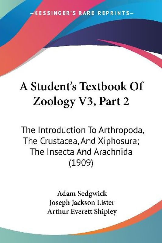 A Student's Textbook Of Zoology V3, Part 2