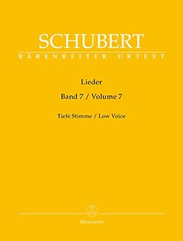 Lieder für Singstimme und Klavier, Band 7: Tiefe Stimme