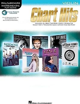 Chart Hits -For Violin- (Book & Online Audio): Play-Along, Sammelband, Download (Audio) für Violine (Hal Leonard Instrumental Play-Along)