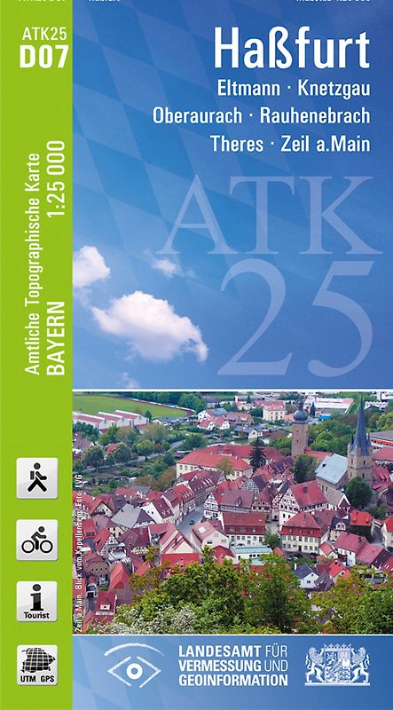 ATK25-D07 Haßfurt (Amtliche Topographische Karte 1:25000)
