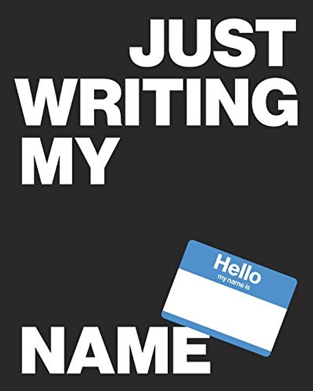 BLACKBOOK: Graffiti Sketchbook or Journal 8x10in/120pages