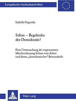 Solon – Begruender der Demokratie?