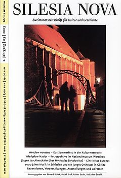 Silesia Nova. Zeitschrift für Kultur und Geschichte