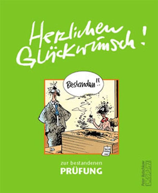 Herzlichen Glückwunsch zur bestandenen Prüfung