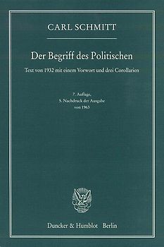 Der Begriff des Politischen.