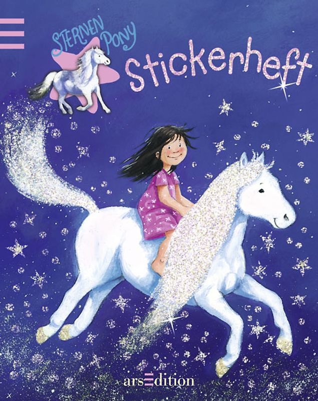 Mein Sternenpony - Glitzerstickerheft