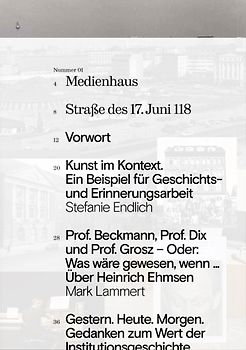 Erinnerungsarbeit. Universität der Künste Berlin
