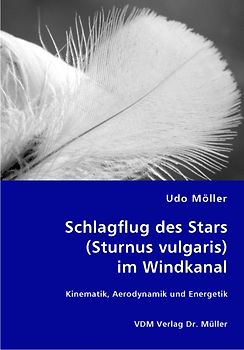 Schlagflug des Stars (Sturnus vulgaris) im Windkanal