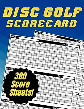 Disc Golf Scorecard: Score Keeper with 390 individual sheets | 130 pages | Large size Book 8.5 x 11